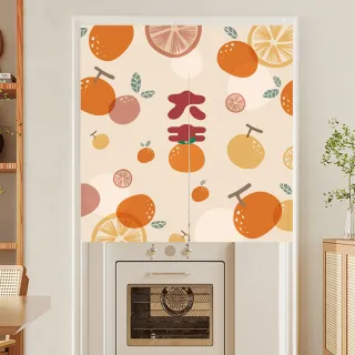 【BonBon naturel】加厚穿桿式門簾/裝飾簾-88cm*90cm/多款任選(櫃簾/窗簾/短門簾/免打孔穿桿門簾)