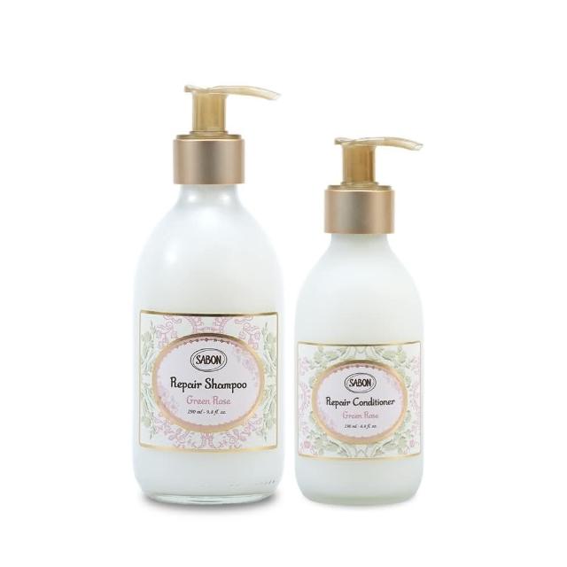 【SABON】官方直營 植系髮肌洗潤組(淨潤洗髮乳290ml+瞬效潤髮乳190ml)