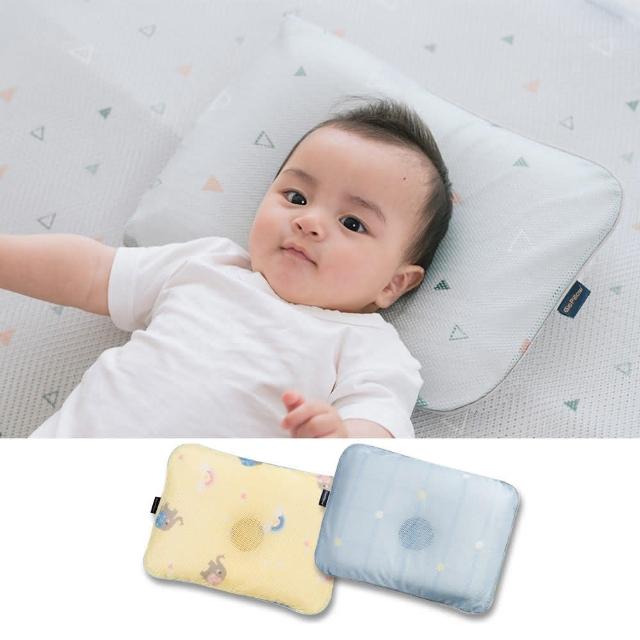 【GIO Pillow】超透氣護頭型嬰兒枕 枕頭2入組 S M號  嬰兒枕頭 新生兒枕頭 水洗枕頭 透氣枕 
