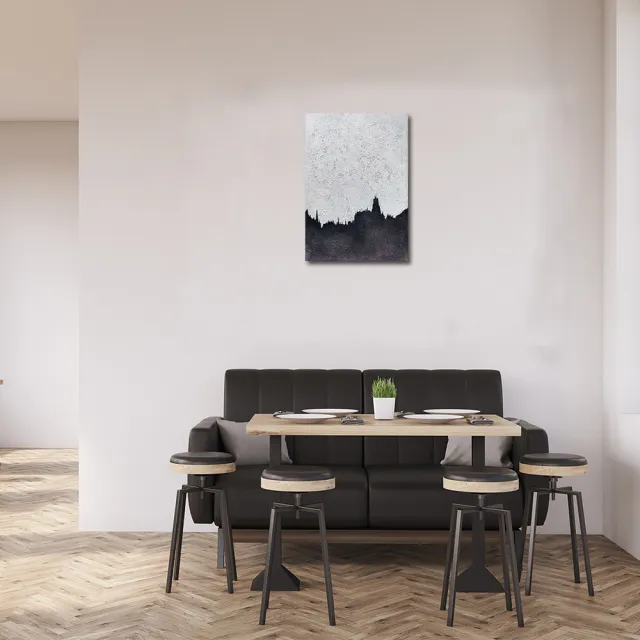 【御畫房】當代國家級展覽畫家 抽象系列手繪油畫70×100cm(DB-183)