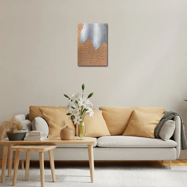 【御畫房】當代國家級展覽畫家 抽象系列手繪油畫70×100cm(DB-185)