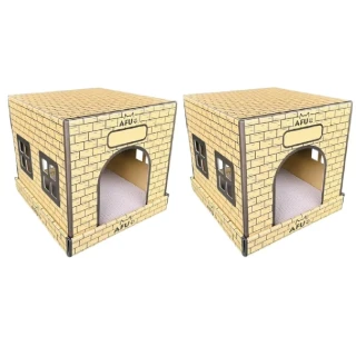 【AFU】AFU紅磚貓屋2入