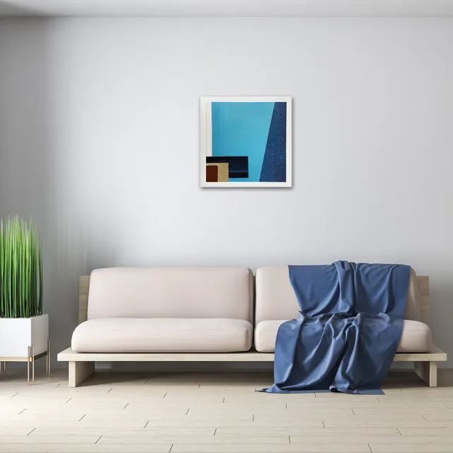 【御畫房】當代國家級展覽畫家 抽象系列手繪油畫80×80cm(DB-199)