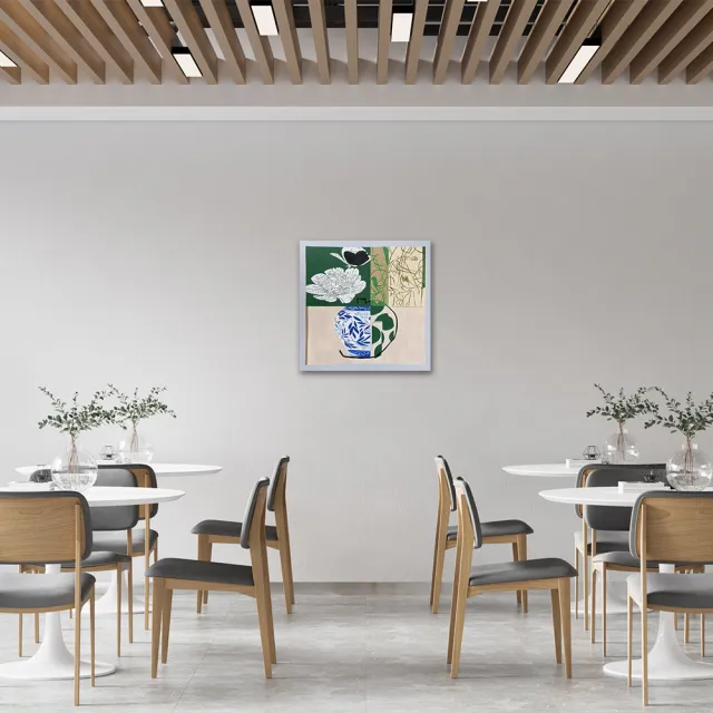 【御畫房】當代國家級展覽畫家 抽象系列手繪油畫80×80cm(DB-195)