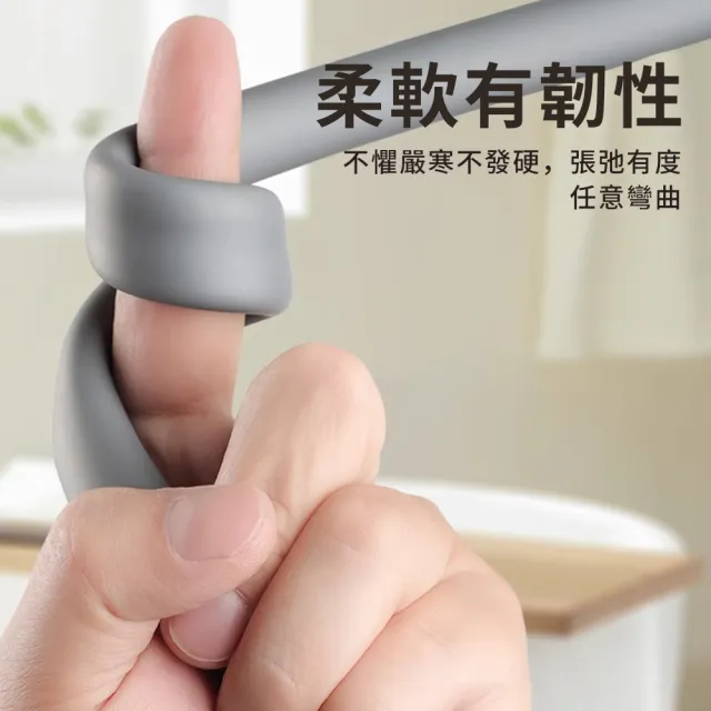 【LZQ】加厚防爆淋浴水管 增壓蓮蓬頭軟管 防黴矽膠水管 花灑軟管 淋浴水管(1.5m/2m可選)