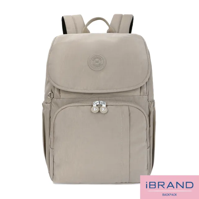 【iBrand】雙11 輕盈防潑水實用好收納媽媽包後背包(防水包 多色任選)