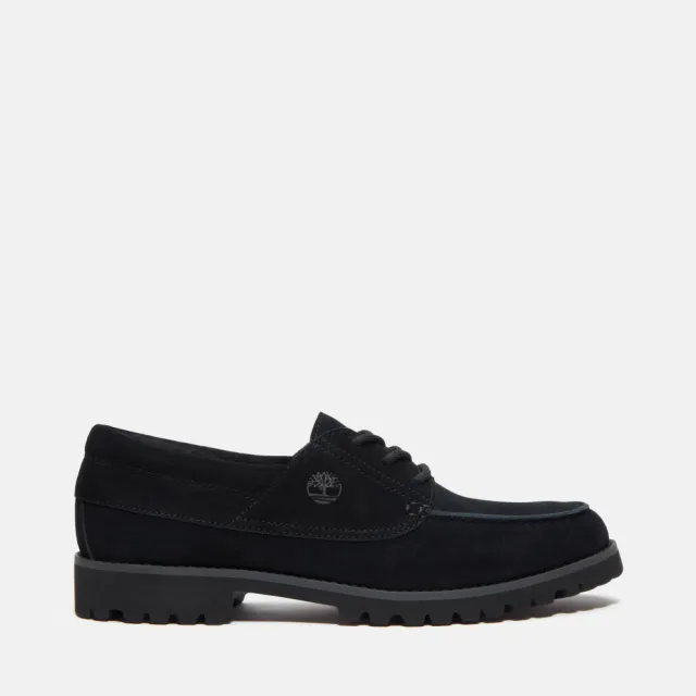 【Timberland官方旗艦】男款黑色休閒帆船鞋(A6BT2EK4)