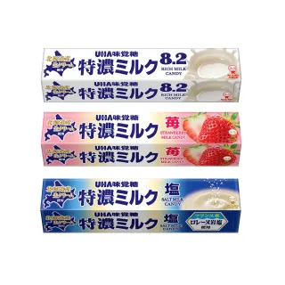 【UHA 味覺糖】特濃牛奶條糖37gx10入(口味任選)