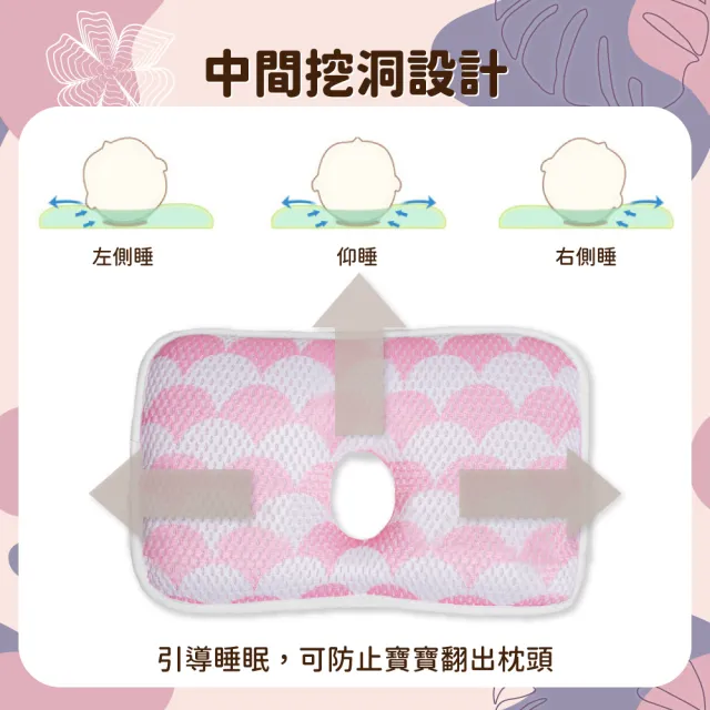 【YODO XIUI】嬰幼兒透氣趴睡枕(寢具/兒童枕頭/3D透氣枕頭/午睡枕/顧頭形洞洞枕/趴睡枕)
