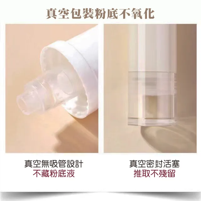 【野思】3入組 真空粉底液分裝瓶(乳液分裝 面霜分裝)