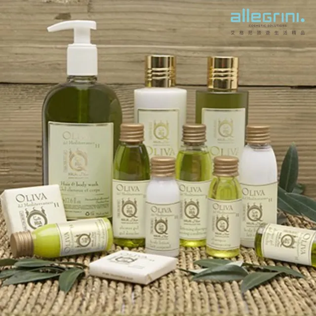 【ALLEGRINI 艾格尼】艾格尼 地中海橄欖護髮洗髮精500ML(義大利原裝 清真認證 五星飯店指定 有機 保濕)