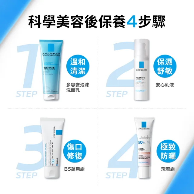 【理膚寶水】momo獨家★Esther Bunny聯名大容量超值修復禮盒組(B5+全面修復霜200ml+B5+全面修復霜40ml)