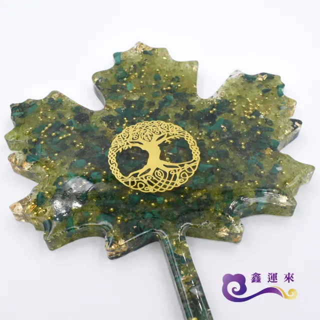 【鑫運來】◎奧剛能量楓葉擺件