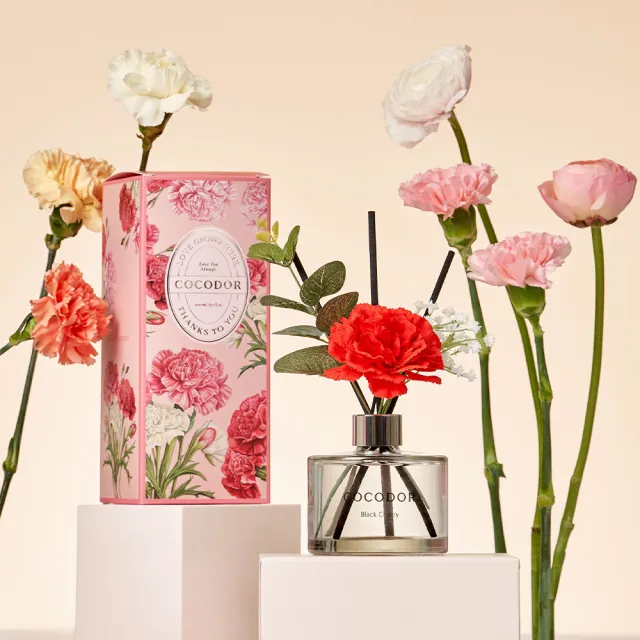 【cocodor】康乃馨系列2+1超值組(擴香瓶200mlx2+補充瓶200ml/多款任選/官方直營)