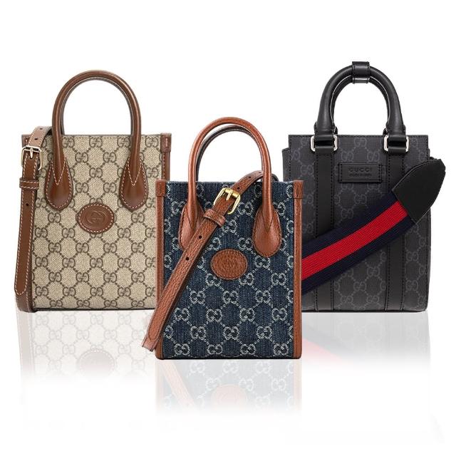 【GUCCI 古馳】671623 / 699406 經典GG LOGO系列迷你中性款手提單肩斜背手機包(多色可選)