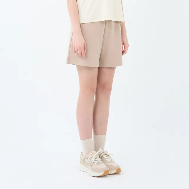 【GIORDANO 佐丹奴】女裝輕薄鬆緊腰短褲(10 杏色)