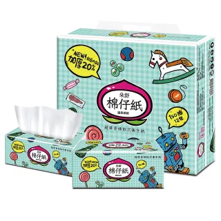 【朵舒】棉仔紙厚柔抽取式衛生紙(150抽x72包/箱)
