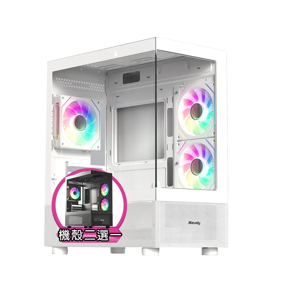 【華碩平台】U5十核GeForce RTX 4060{赤腹鷹K39C}電競電腦(U5 225F/B860/16G D5/1TB)