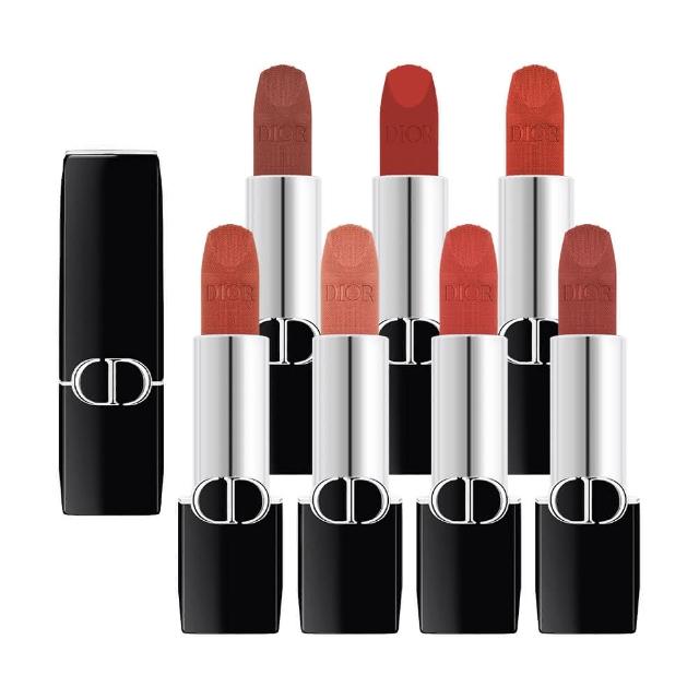 【Dior 迪奧】藍星絲絨特霧唇膏 3.5g(國際航空版. 188/ 200/ 228/ 299/ 707/ 777/ 840)