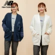 【NEW BALANCE】NB 棉質長袖外套開襟衫_女性_深藍/米白色_WT51515NNY_WT51515SST(美版 版型偏大)