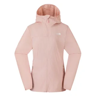 【The North Face】TNF 休閒 UPF防曬防風外套 W SUN CHASE WIND JACKET- AP 女 粉(NF0A8CJZLK6)