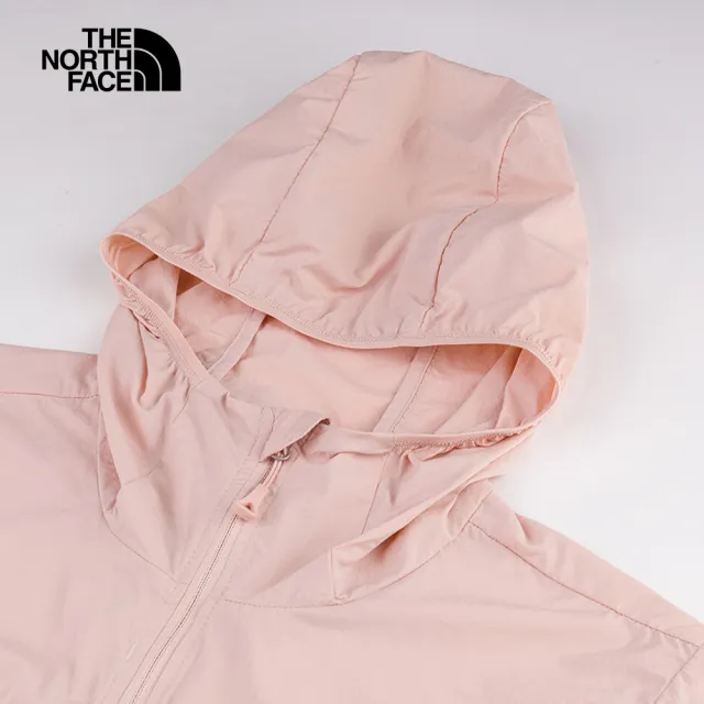 【The North Face】TNF 休閒 UPF防曬防風外套 W SUN CHASE WIND JACKET- AP 女 粉(NF0A8CJZLK6)
