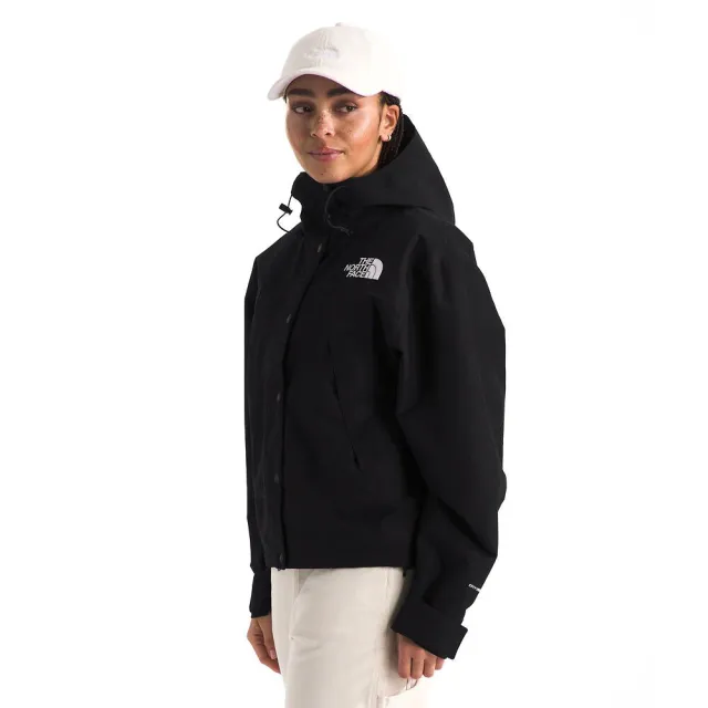 【The North Face】TNF 透氣連帽衝鋒外套W DRYVENT MONO MOUNTAIN SHTJKT 女 黑(NF0A88YXJK3)