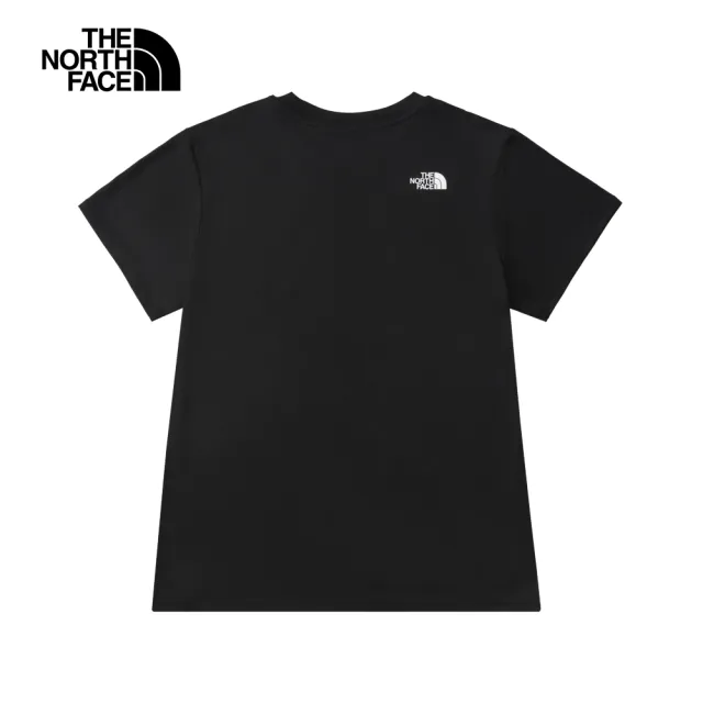 【The North Face】TNF 休閒 吸濕排汗短袖T恤 W FLEX S/S TEE REG - AP 女 黑色(NF0A8DFJJK3)