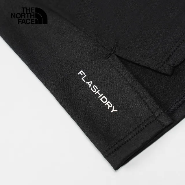 【The North Face】TNF 休閒 吸濕排汗短袖T恤 W FLEX S/S TEE REG - AP 女 黑色(NF0A8DFJJK3)