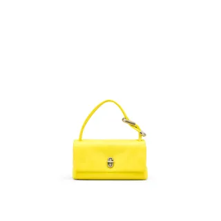 【MARC JACOBS】THE DUAL 微笑黃小型肩背包