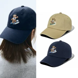 【MARITHE FRANCOIS GIRBAUD】官方旗艦 刺繡衝浪熊棒球帽 MFG 刺繡 運動帽 中性(多款任選)