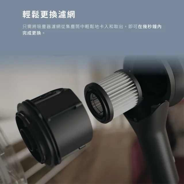【Electrolux 伊萊克斯】極適家居300 無線吸塵器濾網組(EF161)