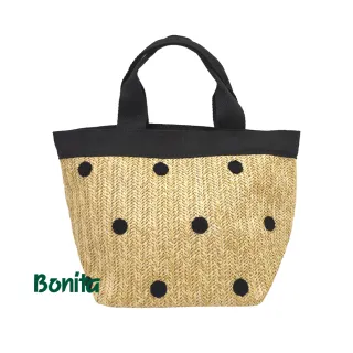 【Bonita 葆倪】日本進口 /點點紙藤手提包 /955-5001(天然素材手提包)