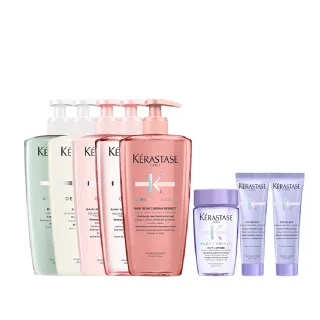 【KERASTASE 巴黎卡詩】500ml大容量髮浴/洗髮精(多款任選)