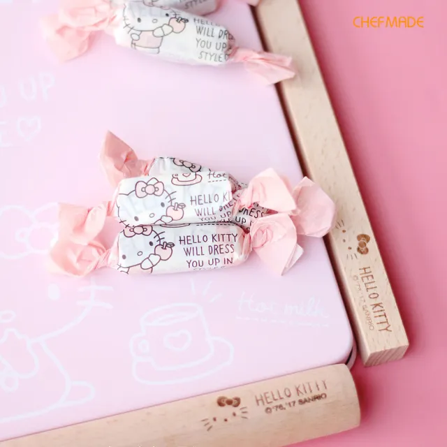 【Chefmade 學廚】宇宙工作室 正版凱蒂貓牛軋糖工具4件套(KT7017凱蒂貓手工DIY牛軋糖工具)