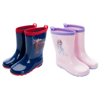 【Disney 迪士尼】MARVEL蜘蛛人 冰雪奇緣2 兒童雨鞋(防水 雨鞋 兒童雨鞋 雨靴)