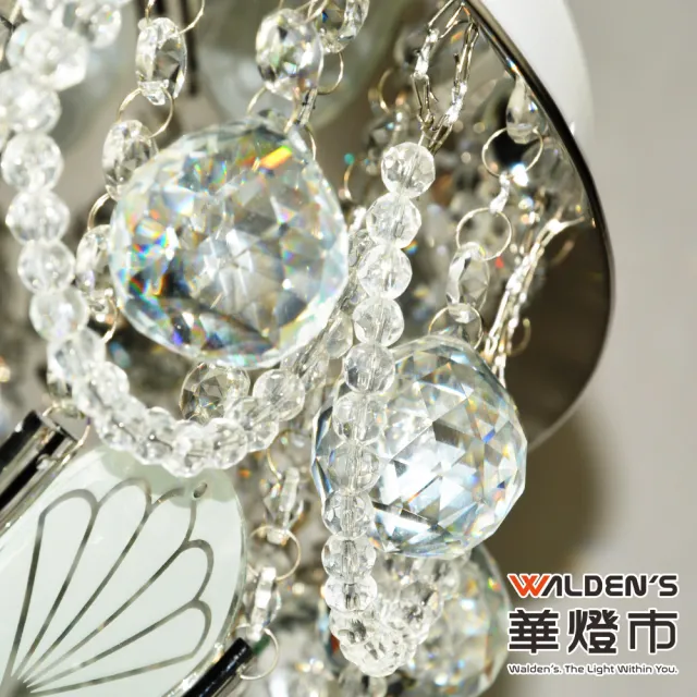 【華燈市】全智能伊莎貝爾LED 93W水晶遙控調光色吸頂燈(附遙控器/全電壓)