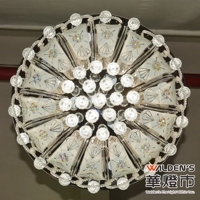 【華燈市】全智能伊莎貝爾LED 93W水晶遙控調光色吸頂燈(附遙控器/全電壓)