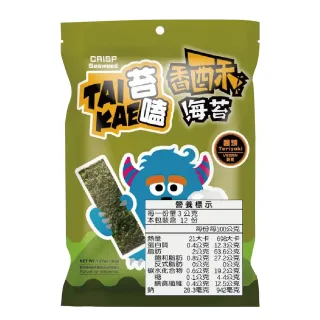 【苔嗑】TAI KAI 香酥 海苔 醬燒 口味 36g X20包/組