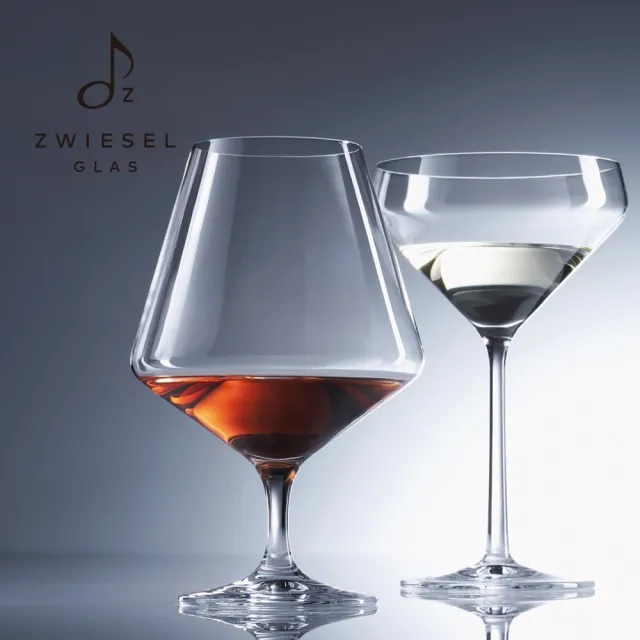 【ZWIESEL GLAS】PURE系列水晶杯 2入組(白蘭地杯/馬丁尼杯/白酒杯/玻璃杯/水晶杯/調酒杯)雙11限定
