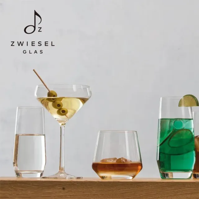 【ZWIESEL GLAS】PURE系列水晶杯6入組(白蘭地杯/白酒杯/玻璃杯/水晶杯/馬丁尼杯/調酒杯)雙11限定