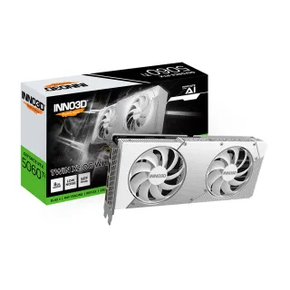 【Inno3D 映眾】GeForce RTX 5060TI 8GB GDDR7 TWIN X2 OC WHITE 顯示卡(N506T2-08D7X-193075W)