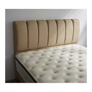 【藤原傢俬】伊莉莎白貓抓皮床頭單人加大3.5尺(不含床架/底)