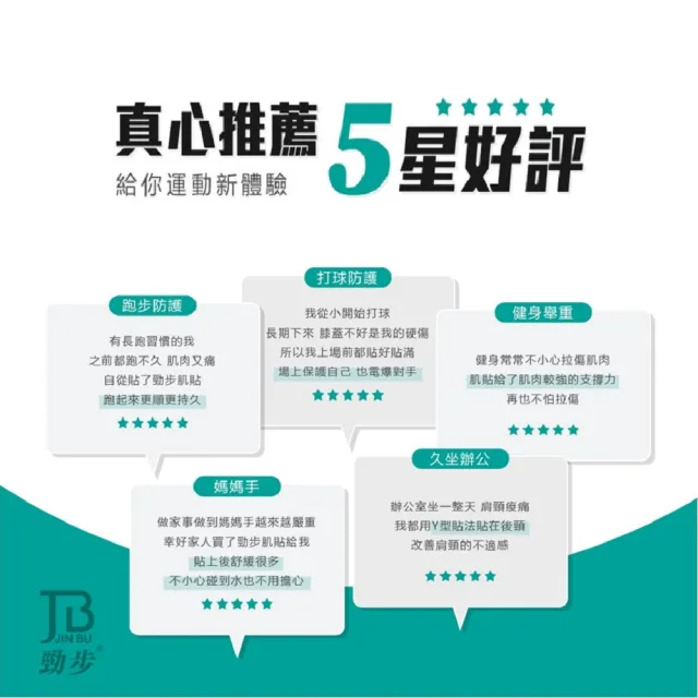 【花芊生技】勁步肌貼 JinBu Kinesiology tape 黑色 3入組(素色系列 運動貼布 肌內效貼布 肌力貼)