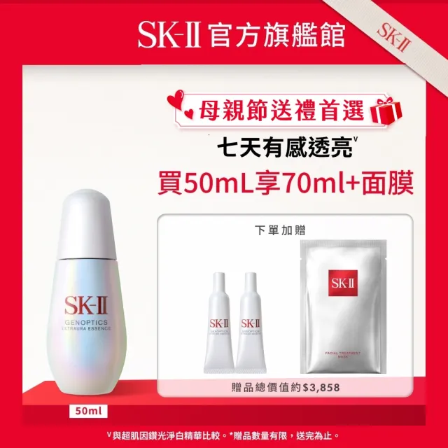 【SK-II官方直營】光蘊臻采煥亮精華 50ml(小燈泡50ml/亮白肌膚)
