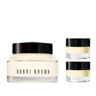 【Bobbi Brown 芭比波朗】維他命完美乳霜50ml特惠組(維他命完美乳霜50ml+7mlx2/妝前橘子霜/妝前神霜)