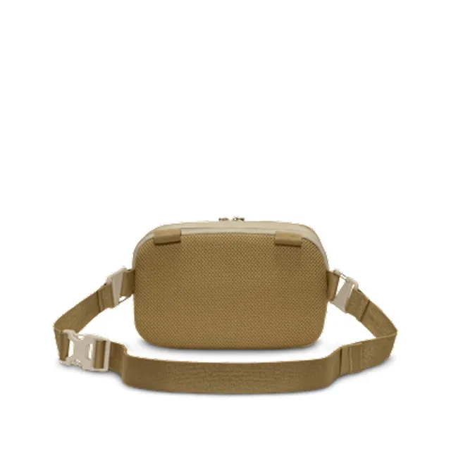 【NIKE 耐吉】側背包 男 女 NIKE HAYWARD PATROL CROSSBODY 斜背包 小包 卡其色(HJ8229253)
