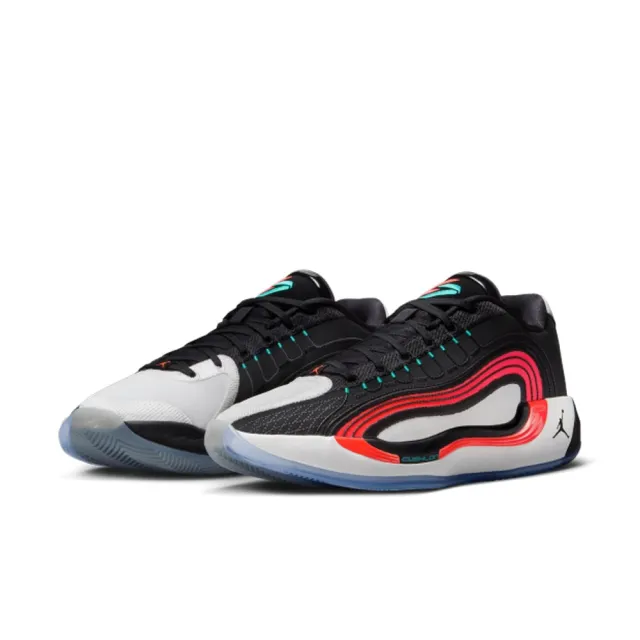 【NIKE 耐吉】運動鞋 籃球鞋 男鞋 JORDAN LUKA 4 PF Bloodline 黑紅 經典 喬丹 緩震 包覆(HF0824001)