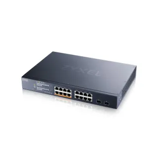 【ZyXEL 合勤】XMG1915-18EP Nebula 18埠 2.5G Multi-G 雲端智慧網管PoE交換器 - 16埠2.5G和2埠10G SFP+