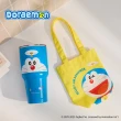【Hiromimi】哆啦A夢 304不鏽鋼冰壩杯袋超值三件組 900ml(保溫保冰/附提袋+吸管/2款可選)